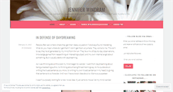 Desktop Screenshot of jenniferwindram.com